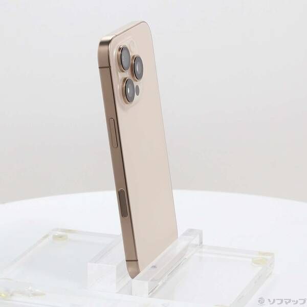 中古品〕 iPhone16 Pro 128GB デザートチタニウム MYMX3J／A SIMフリー