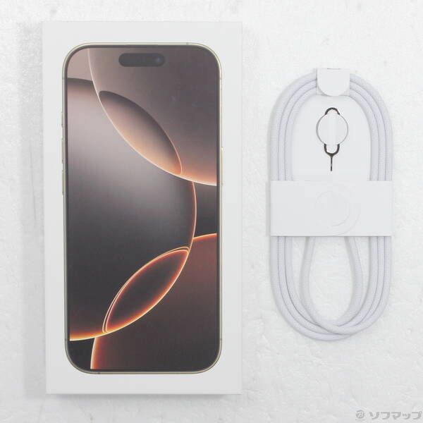 中古品〕 iPhone16 Pro 128GB デザートチタニウム MYMX3J／A SIMフリー