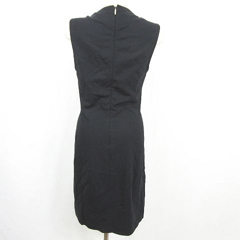 VERSACE ヴェルサーチ ブラックワンピース 長袖ワンピ 黒ワンピ 美品