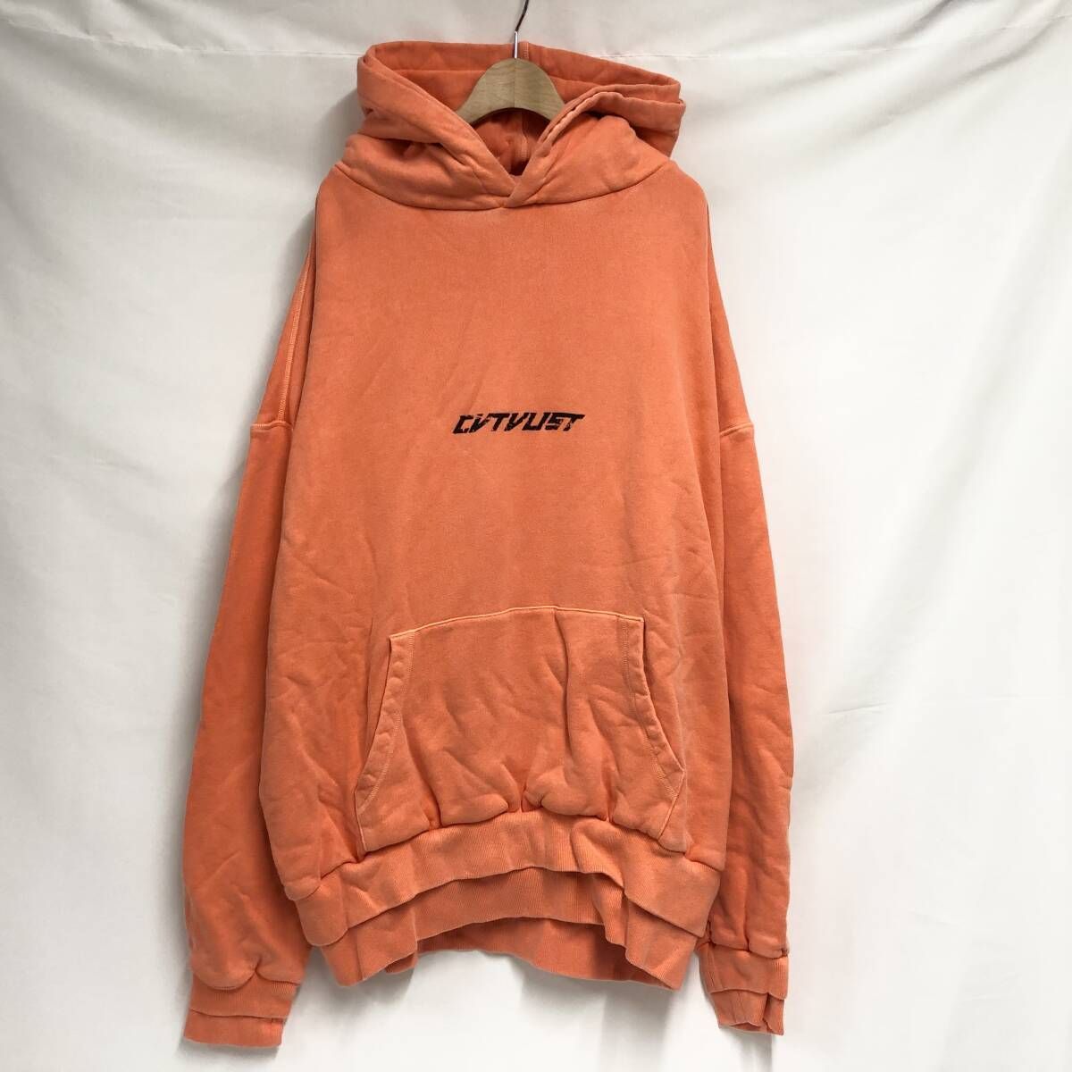 新品 未使用 CVTVLIST（カタリスト） ダブルフードパーカー 2 オレンジ