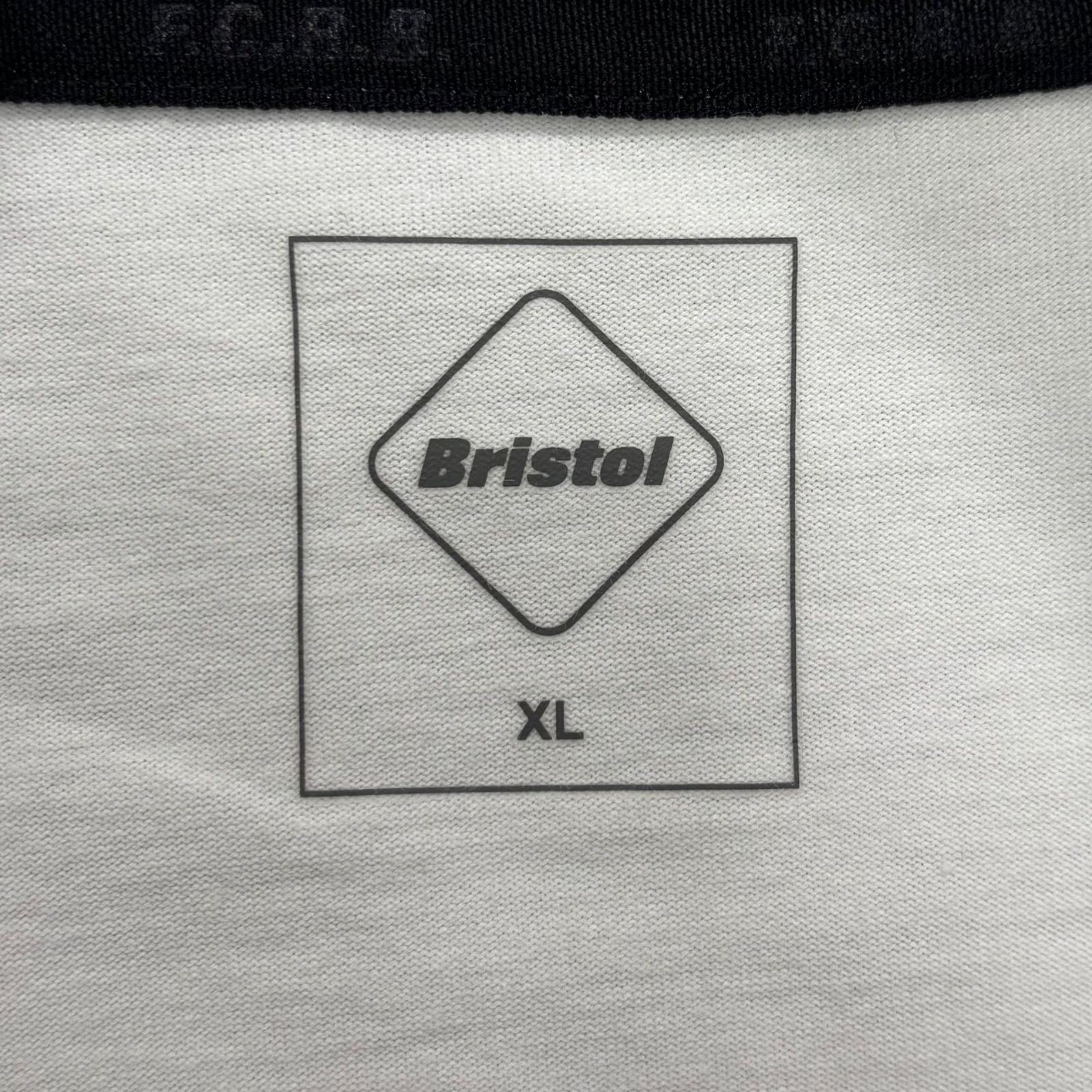 FCRB 25SS LETTERED L/S TEE レタード ロンT Tシャツ 極美品 F.C.Real.Bristol FCRB-252099 LETTERED L/S TEE WHITE XL FCRB