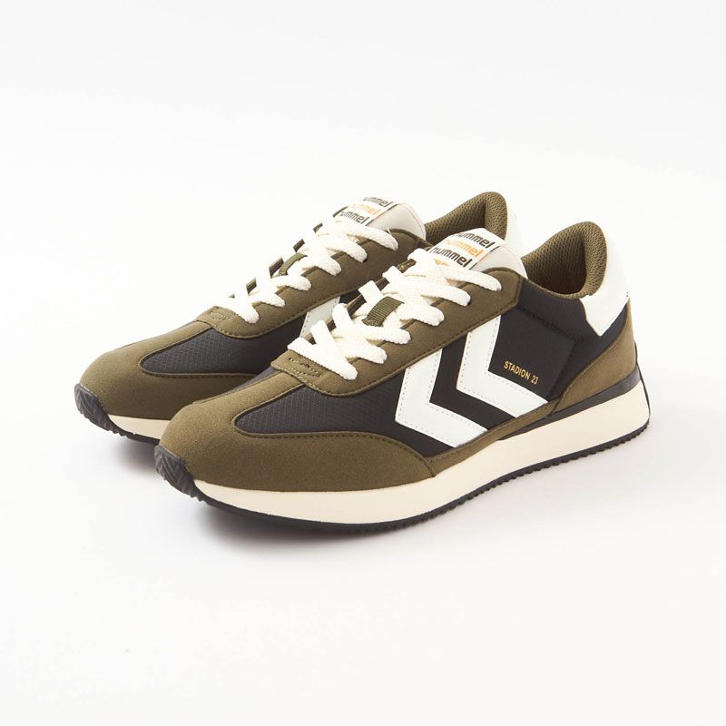 hummel(ヒュンメル)ライフスタイルシューズ STADION 23 スポーツスタイル シューズ スポーツカジュアルシューズ HM228677、38(24CM)