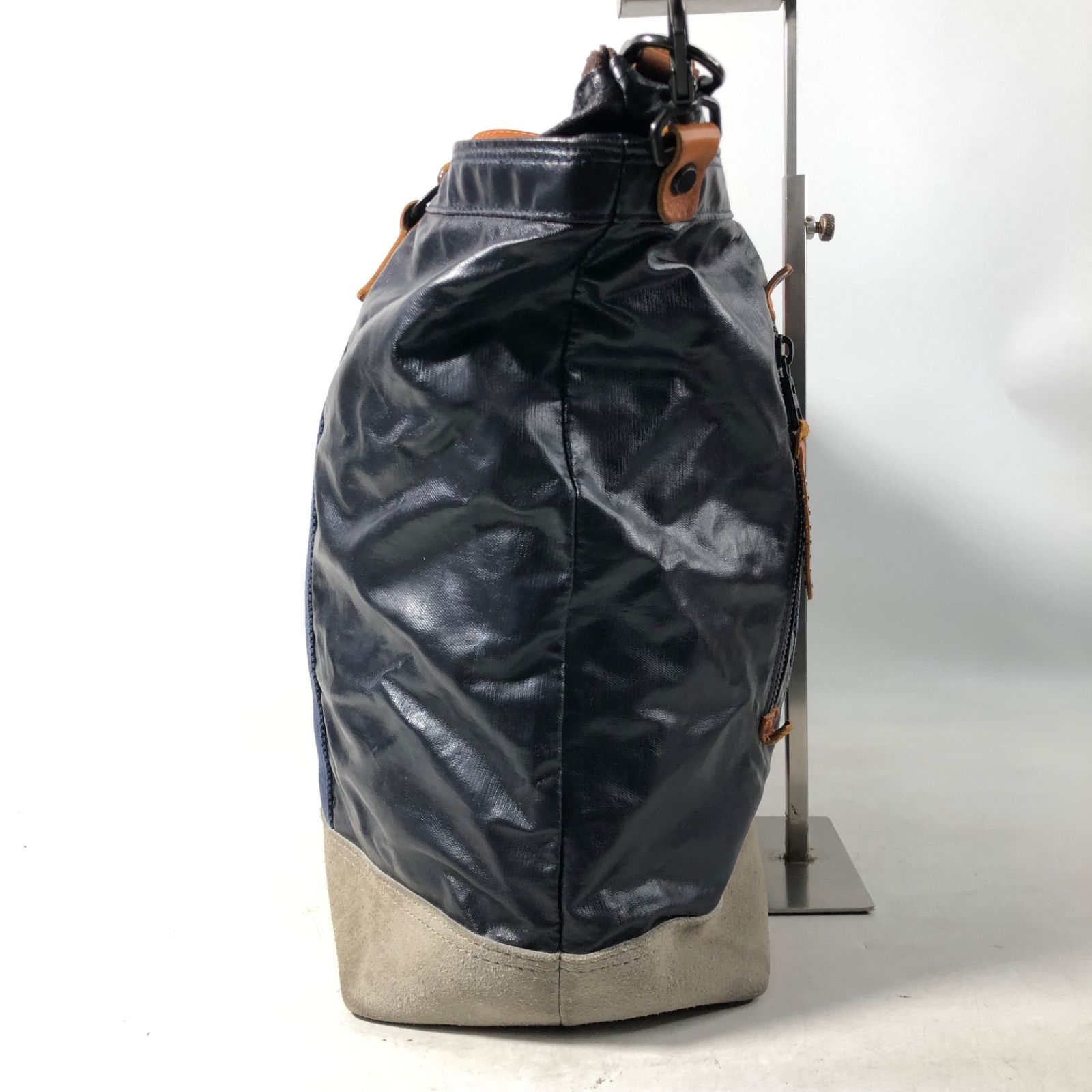 A1121-3-5 DIESEL ディーゼル メンズ トートバッグ 2WAY 牛革 ナイロン