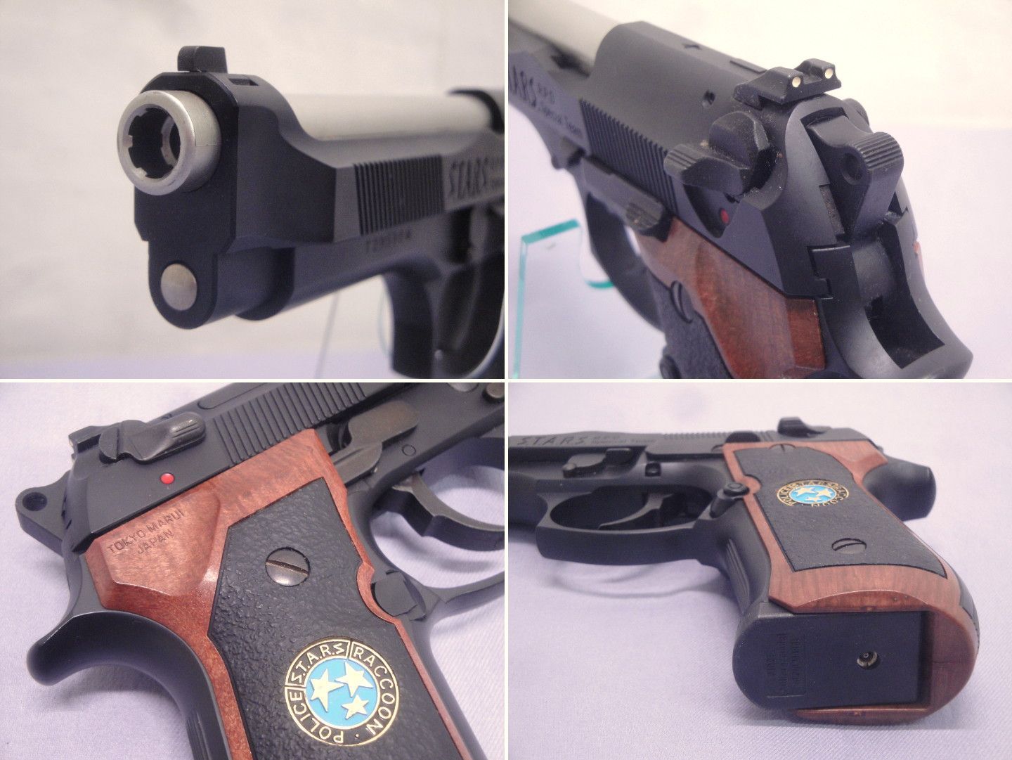 サムライエッジ M92F　STARSカスタム　ジル モデル　ベレッタ　ガスガン サムライエッジ 改 M92F/S.T.A.R.S.カスタム〈クリス・レッド