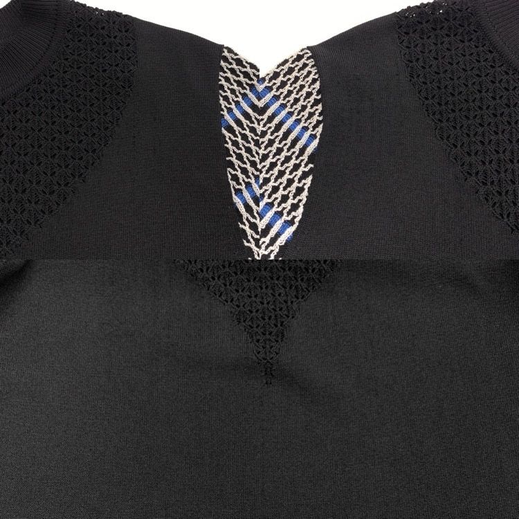 Mame Kurogouchi マメクロゴウチ ボタニカルレースニット ワンピース