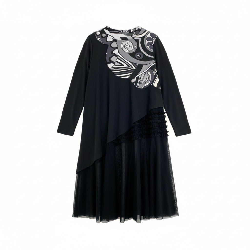 76k21 TOKUKO 1er VOL トクコプルミエヴォル ロングスリーブワンピース