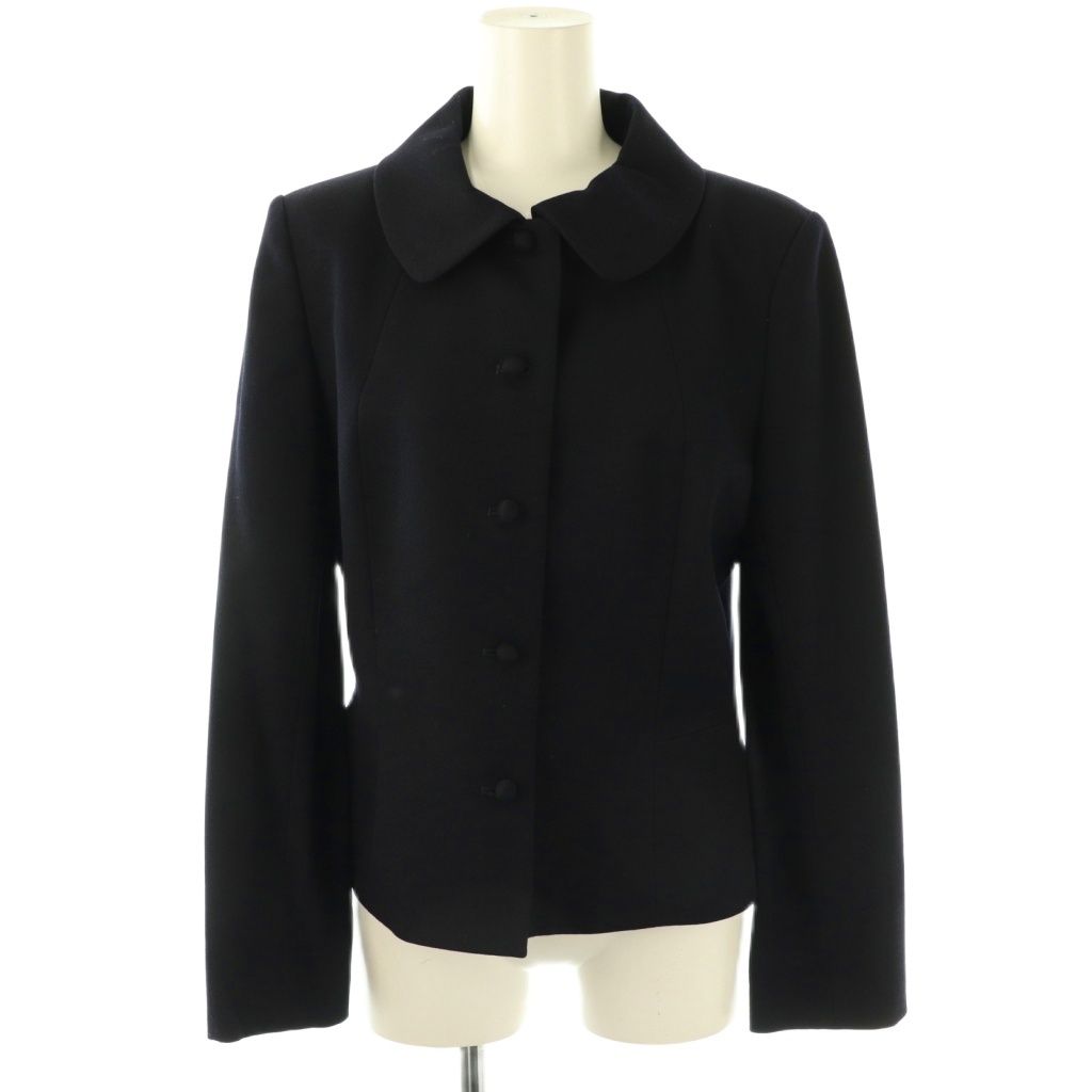 フランコフェラーロ FRANCO FERRARO ジャケット ラウンドカラー ウール