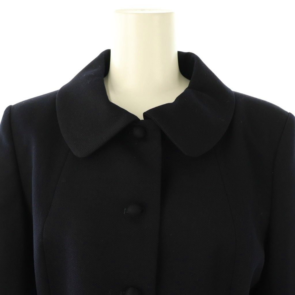 フランコフェラーロ FRANCO FERRARO ジャケット ラウンドカラー ウール