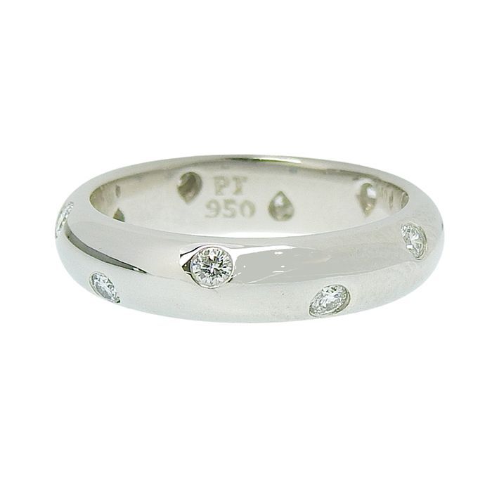 TIFFANY & Co. ティファニー ドッツ 10P ダイヤ リング Pt950 プラチナ