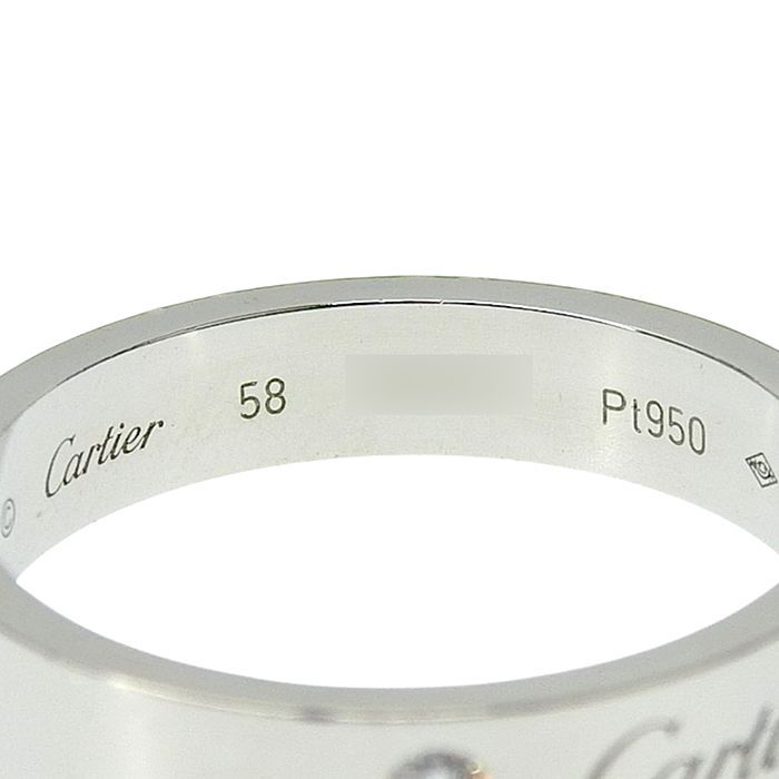 CARTIER カルティエ C ドゥ カルティエ エングレーブド 1P ダイヤ