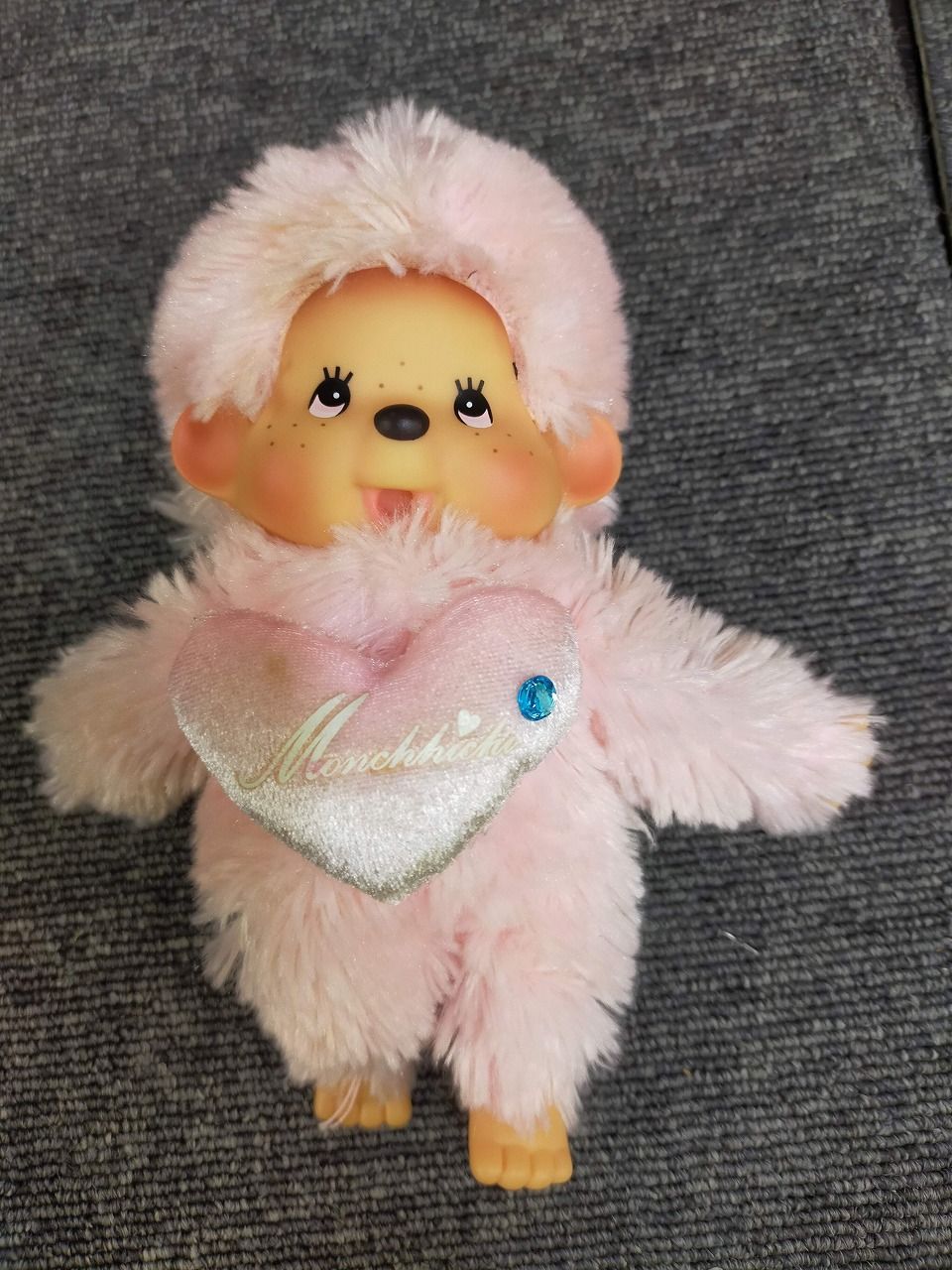 E27-20251121-01 【レア】モンチッチ 2010年発売 LOVE LOVE ピンク