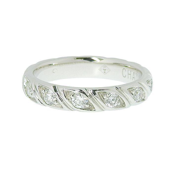 【Chaumet】ショーメ リング 指輪 Pt950プラチナ7P ダイヤモンド rk-y_brj09000000069268