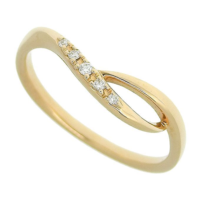 VENDOME AOYAMA ヴァンドーム青山 デザイン ダイヤ リング K18PG 750