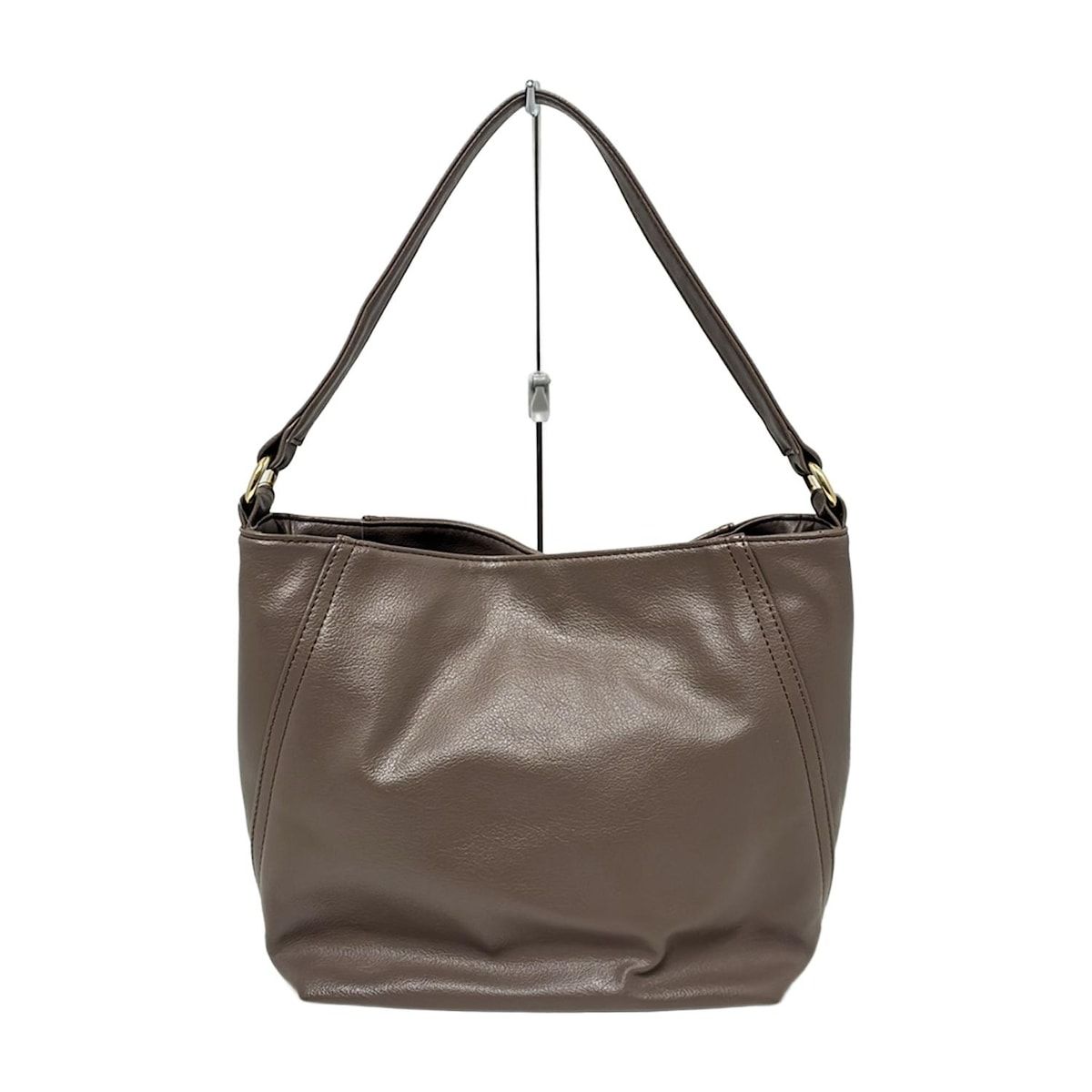 KITAMURA(キタムラ) ハンドバッグ - グレーベージュ レザー - メルカリ