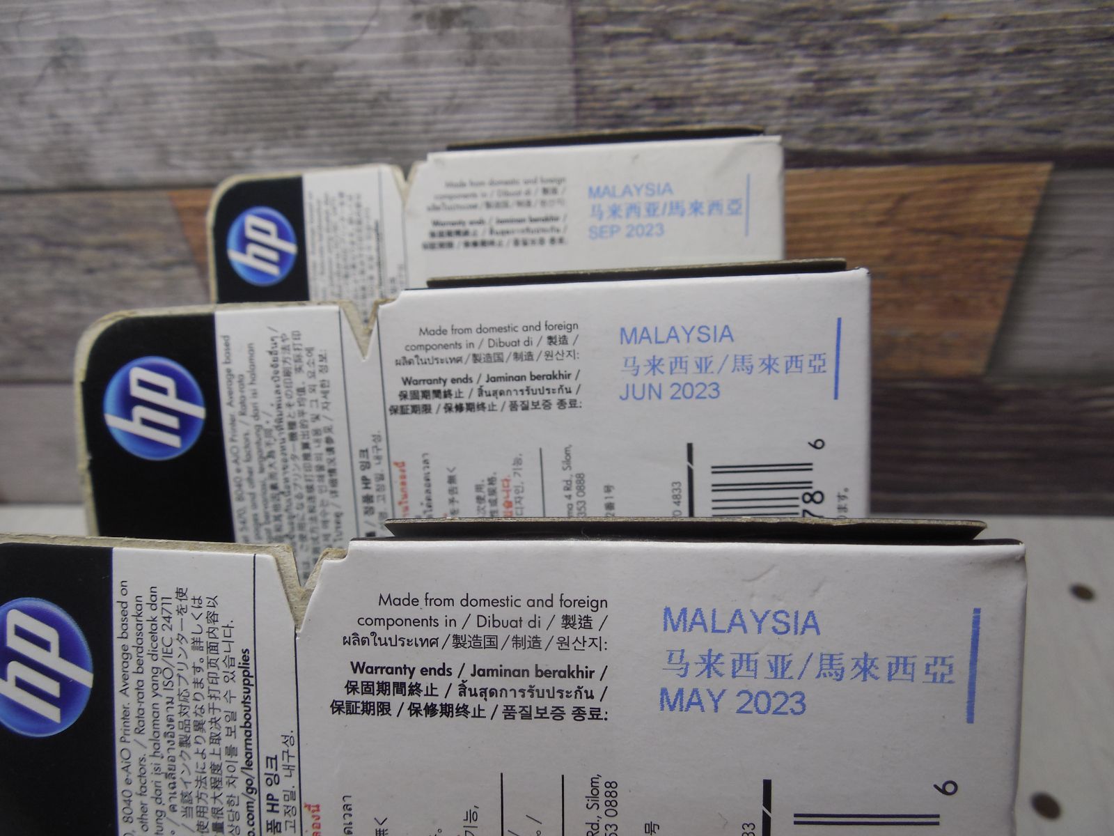 R1885】 純正インクカートリッジ HP 62 62XL 3個セット 最新 HP 62XL 3