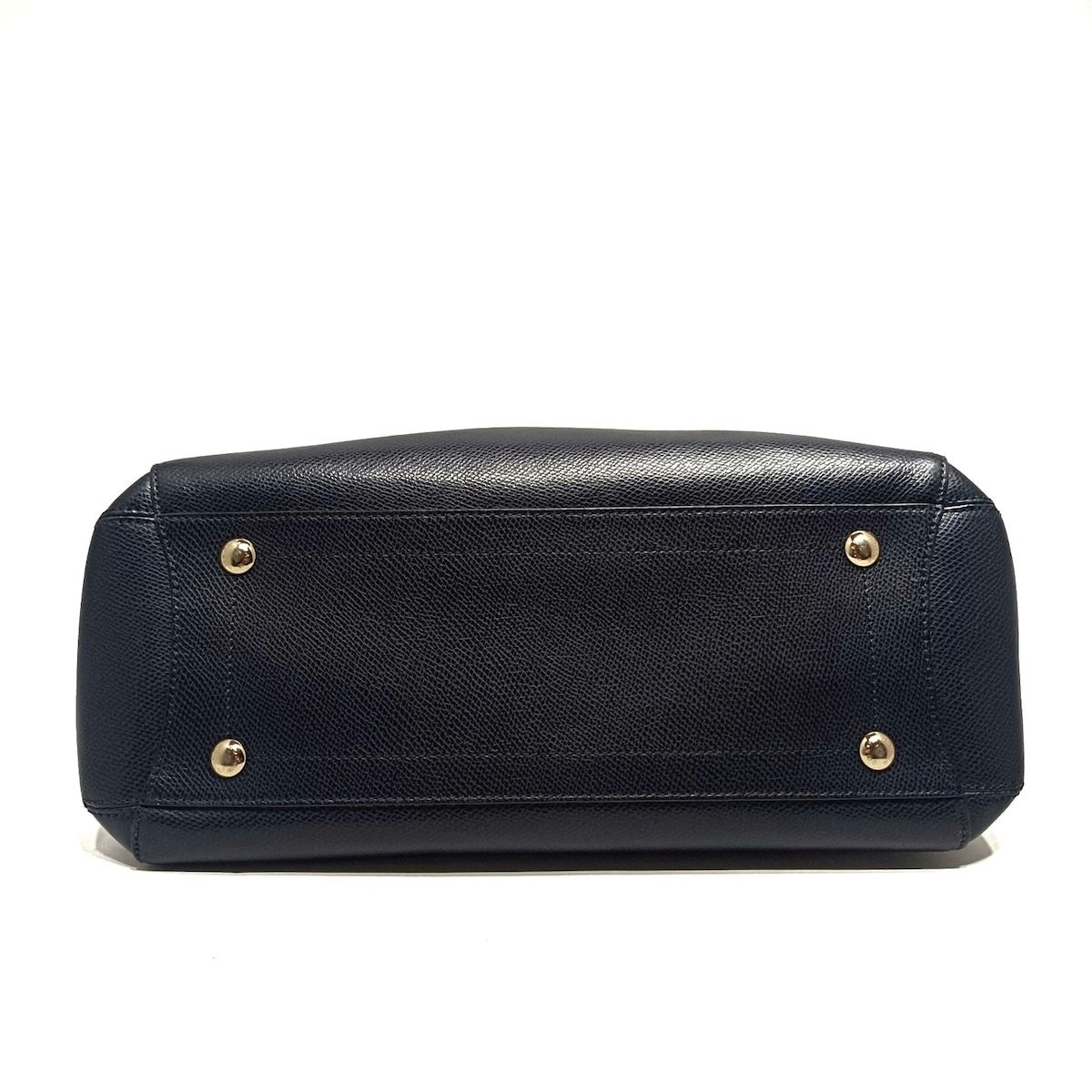 COACH(コーチ) ハンドバッグ ラグジュアリークロスグレーンレザー