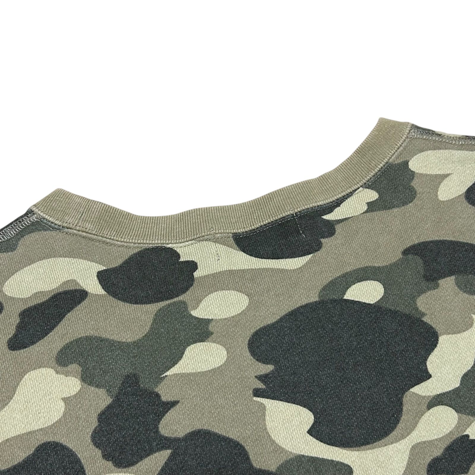 APE】スウェット トレーナー迷彩A BATHING APE-美品モンベルスペリオ