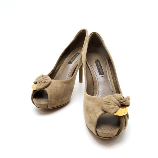 楠本質店/元住吉】未使用品 LV/ルイヴィトン スエード ハイヒール