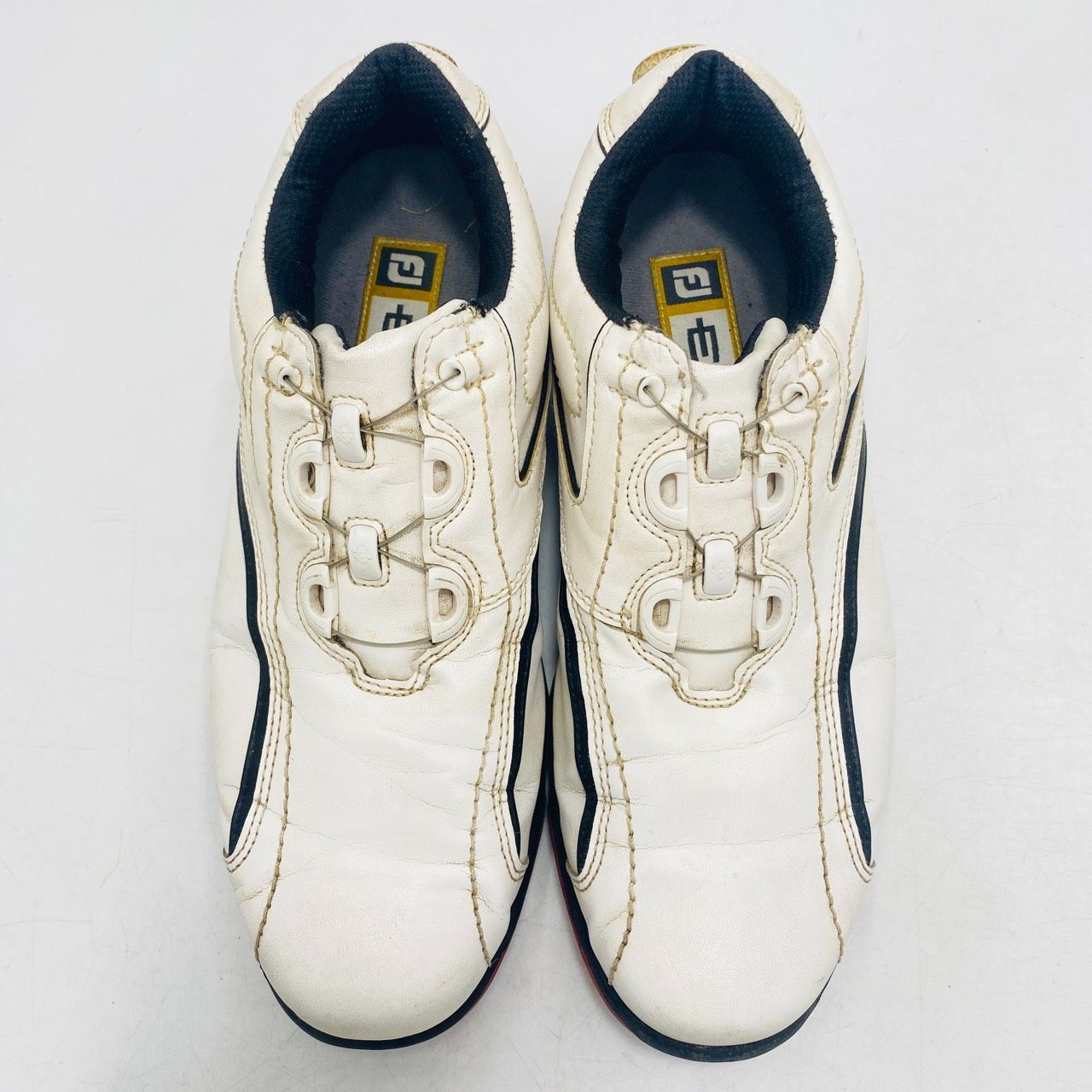 ホワイト BOAクロージャー ゴルフシューズ FOOT JOY ゴルフシューズ boaクロージャーシステム 25cm ホワイト