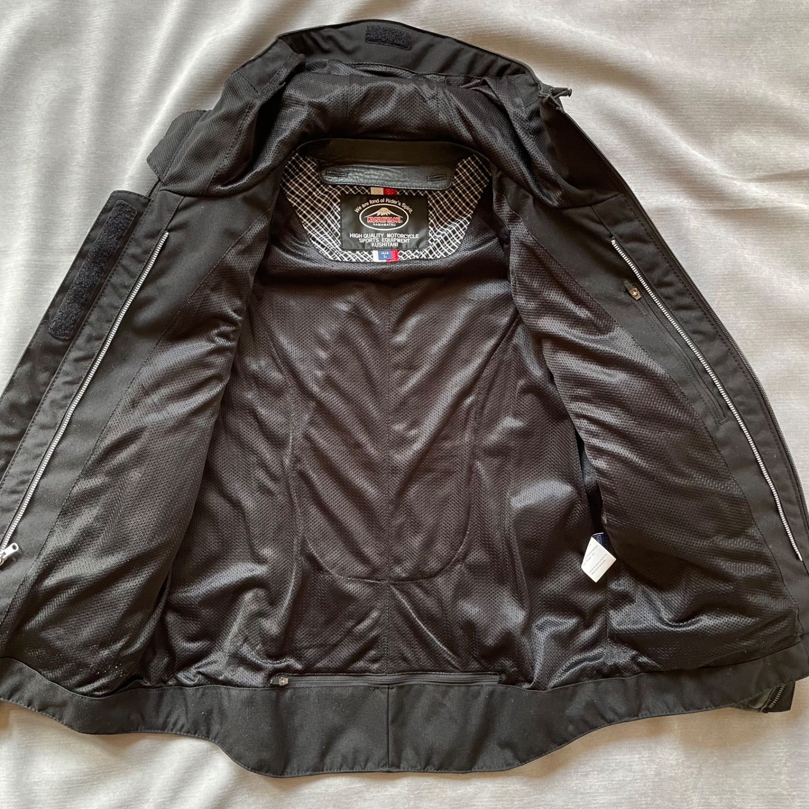 クシタニ レギュレータージャケット ブラック Ｌ　K-0717 KUSHITANI K-0717 レギュレータージャケット | piwasaki