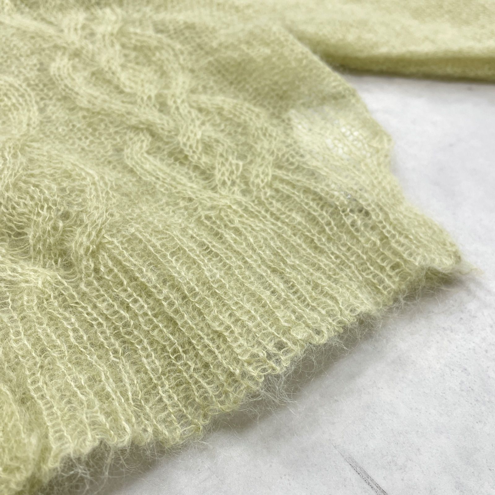 Simone Rocha シモーネロシャ カーディガン クロップド ケーブル編み