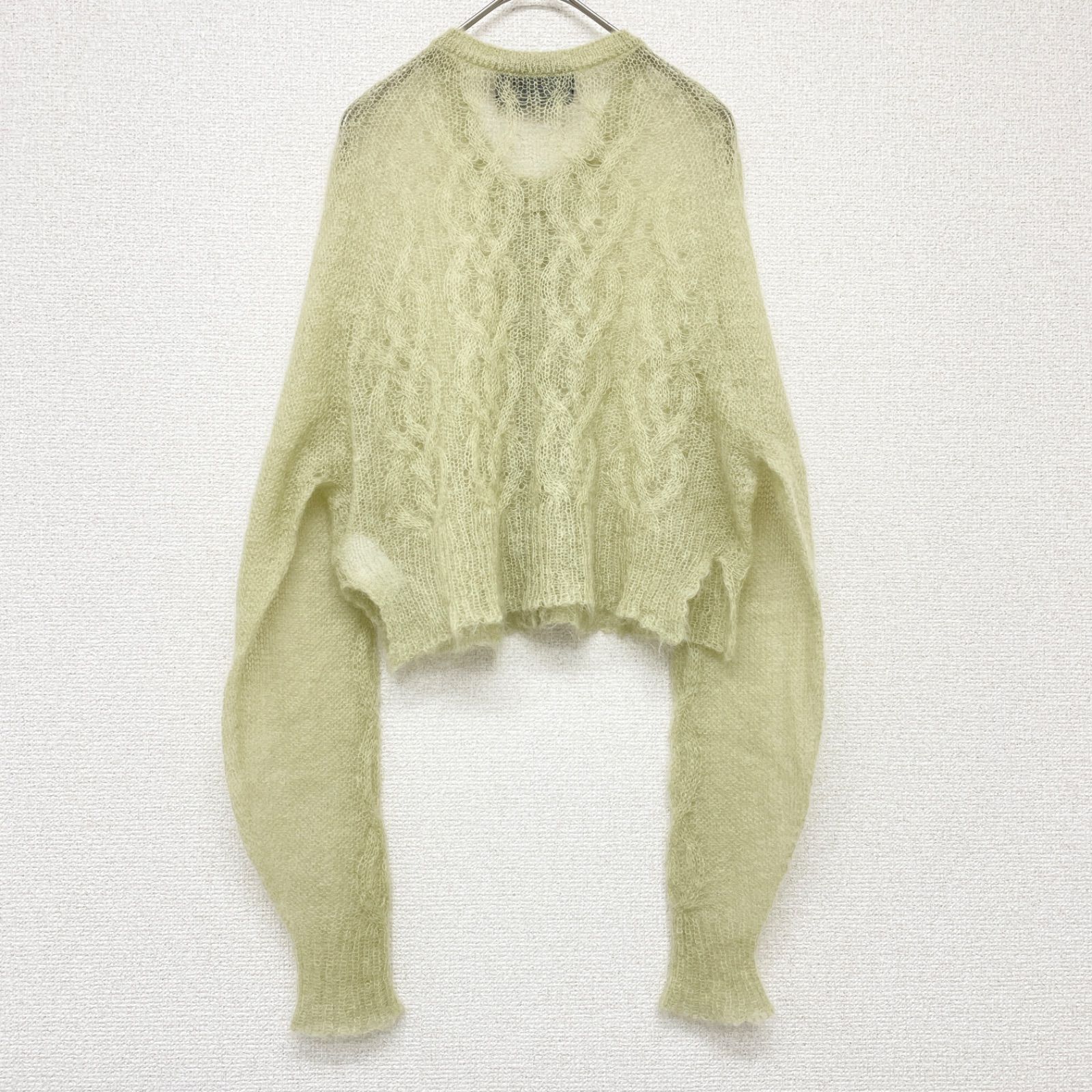 Simone Rocha シモーネロシャ カーディガン クロップド ケーブル編み