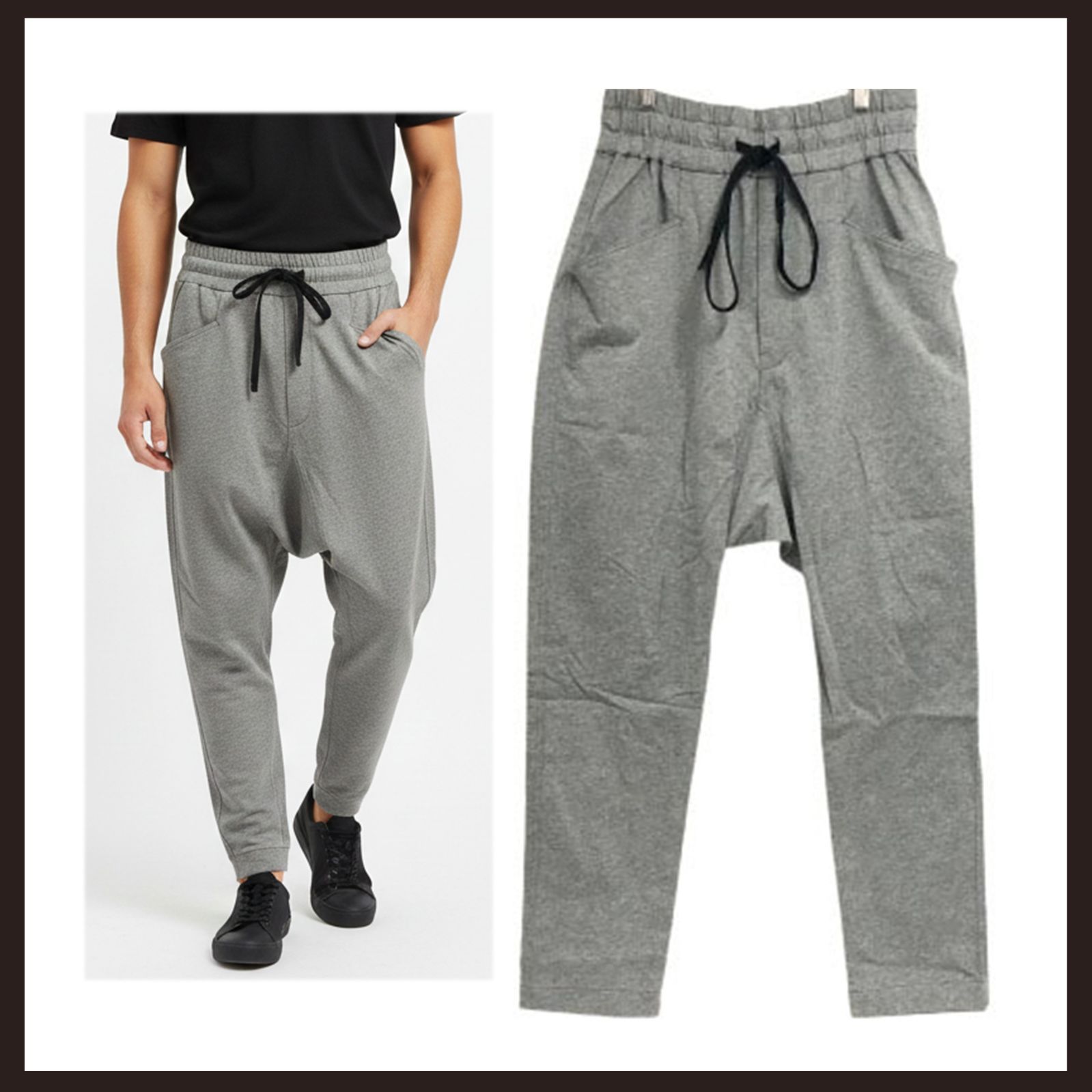 新品 未使用 CVTVLIST（カタリスト） サルエルパンツ 2 グレー - メルカリ