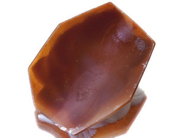 ジュエリー極】プリオリ作 綺麗な花の彫刻 高級シェルカメオルース