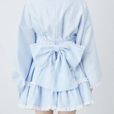 Ank Rouge アンクルージュ ギンガムメイド浴衣ドレス ギンガムメイド浴衣ドレス - Ank Rouge(アンクルージュ)の浴衣