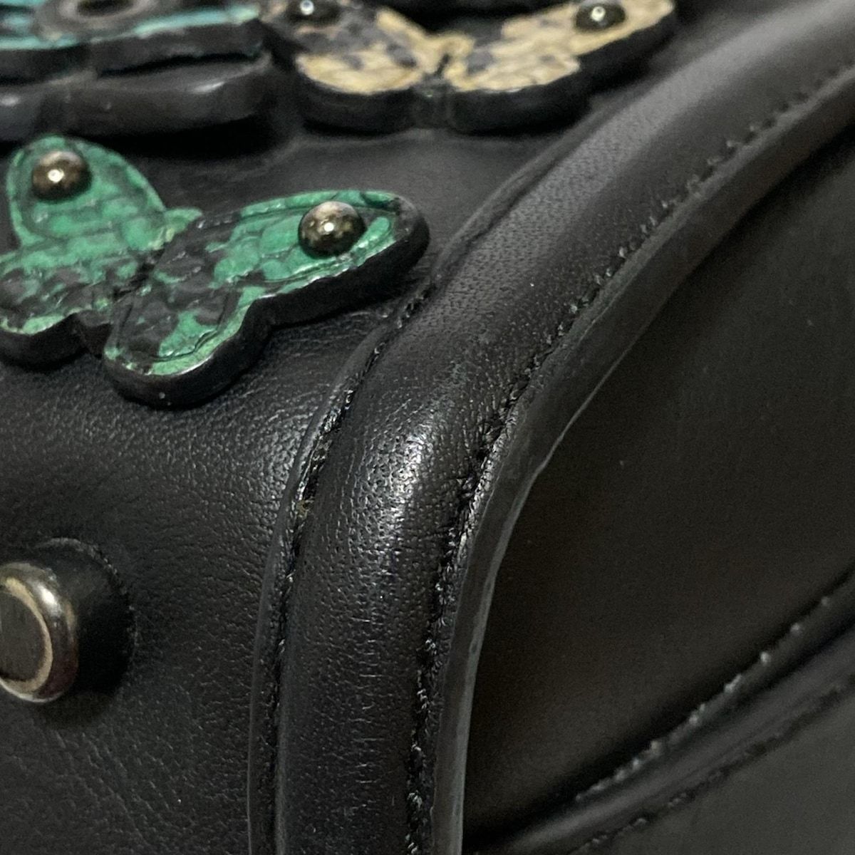 COACH(コーチ) ハンドバッグ バタフライスワッガー 37912 黒 2way
