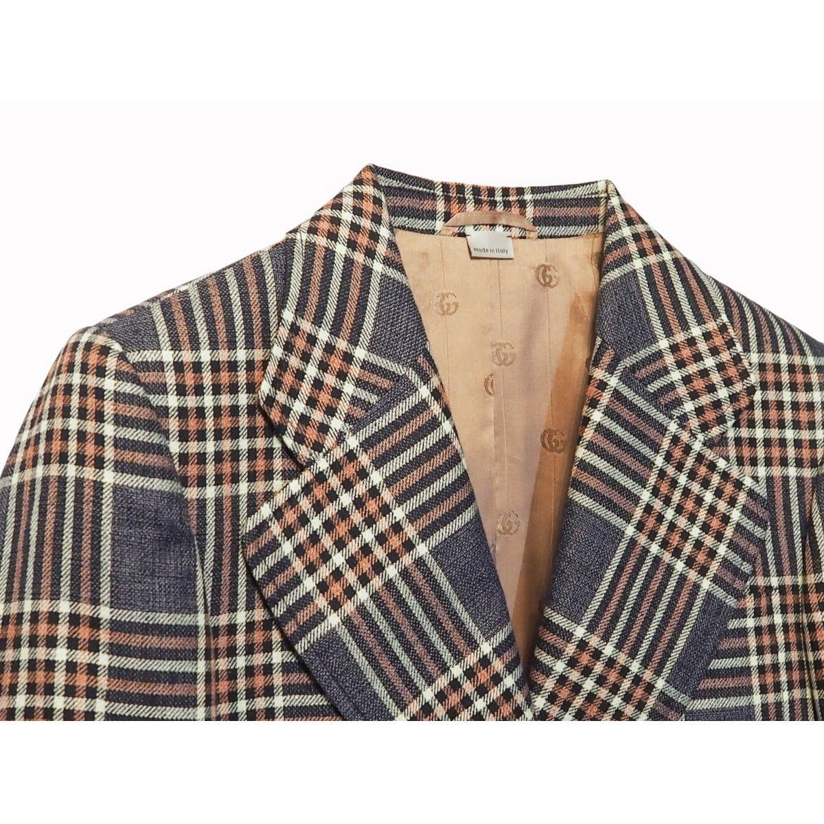 中古】GUCCI グッチ ジャケット アウター シングルブレスト カジュアル