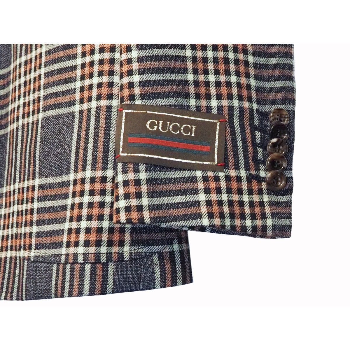 中古】GUCCI グッチ ジャケット アウター シングルブレスト カジュアル