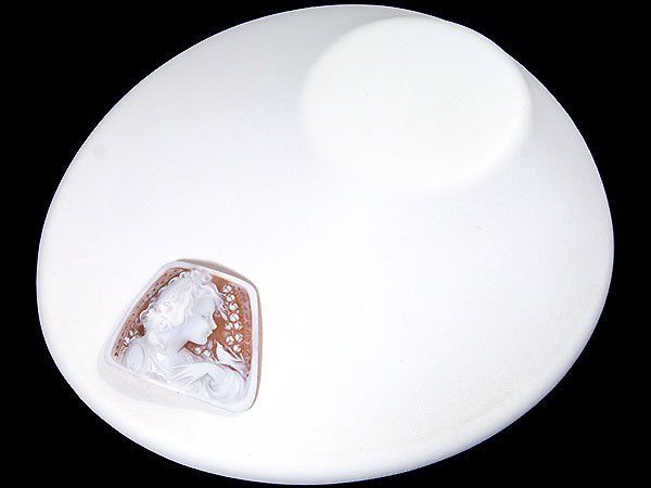 ジュエリー極】ラファエレ・ペルニーチェ作 極上品 小鳥と美しい女性像