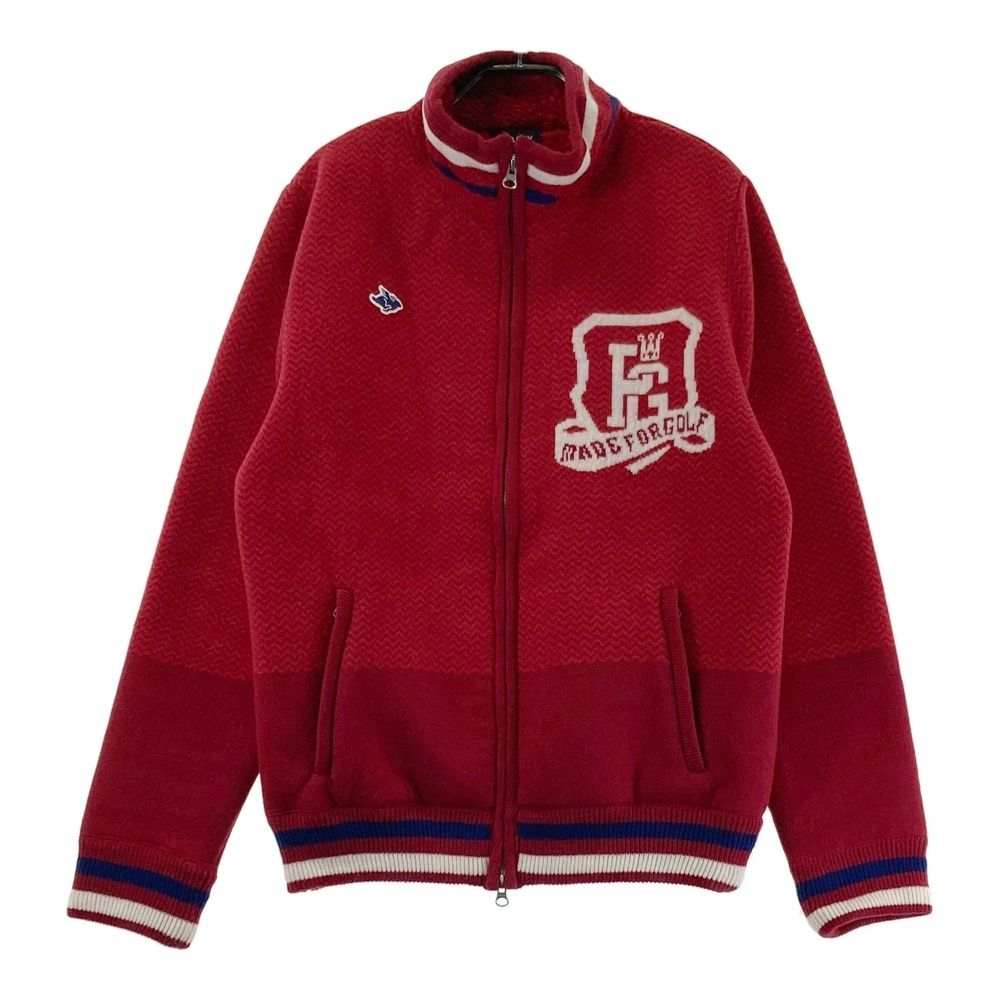 サイズ：4 PEARLY GATES パーリーゲイツ 裏ボア 長袖ニットジャケット