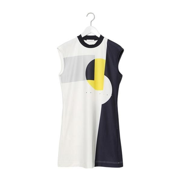 ヒールクリーク Heal Creek レディース 春夏秋 UVカット 吸水速乾 アブストラクトプリントワンピース 002-67940