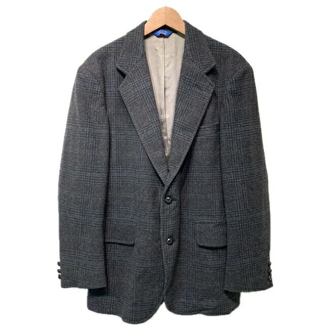 PENDLETON テーラードジャケット ウールジャケット アウター シングルボタン チェック ツイード USA製 アメカジ 古着