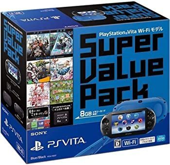大得価，新作登場 PlayStation Vita Super Value Pack Wi-Fiモデル ブルー/ブラック その他