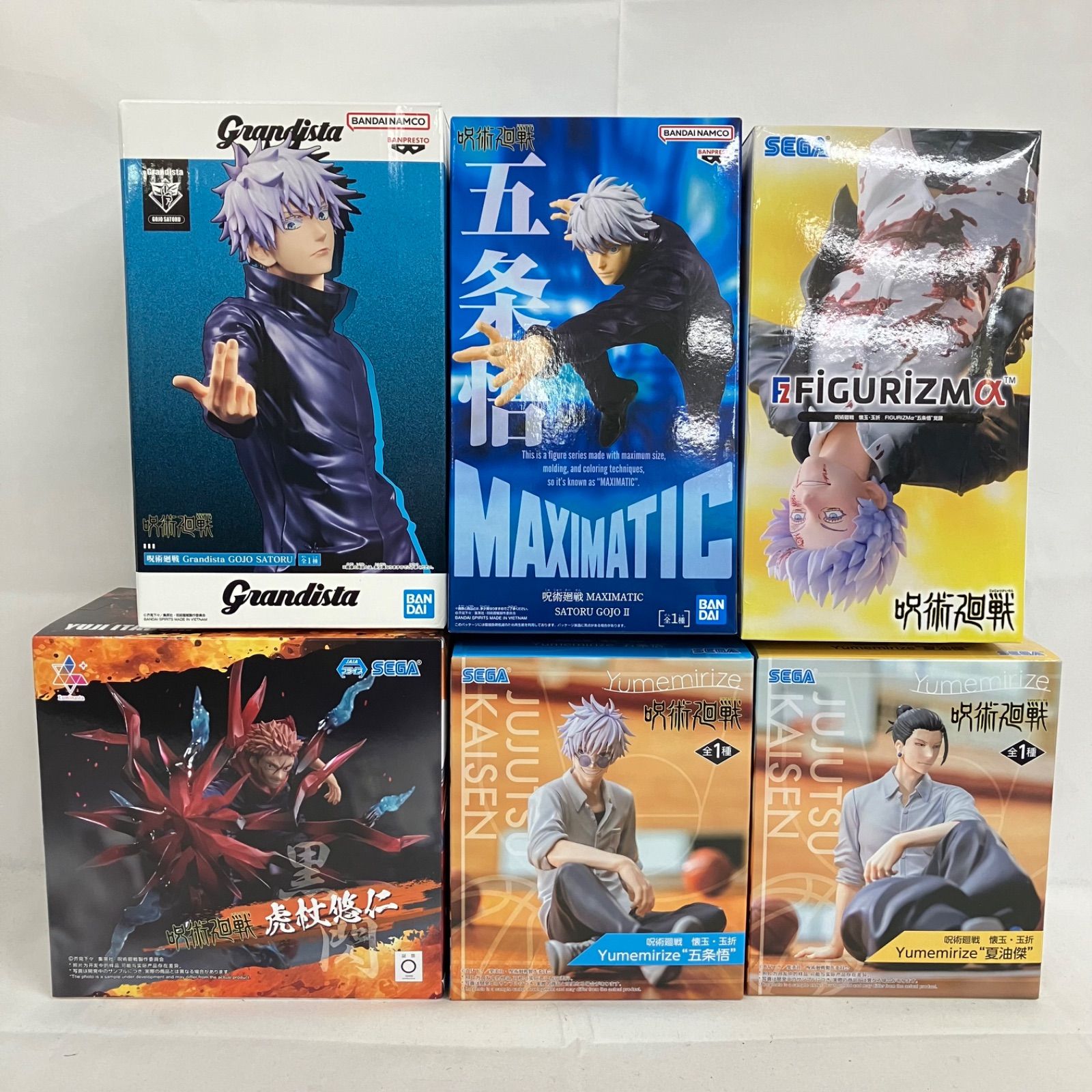 未開封 呪術廻戦 フィギュア まとめ 6個セット SFJ412 c101 - メルカリ