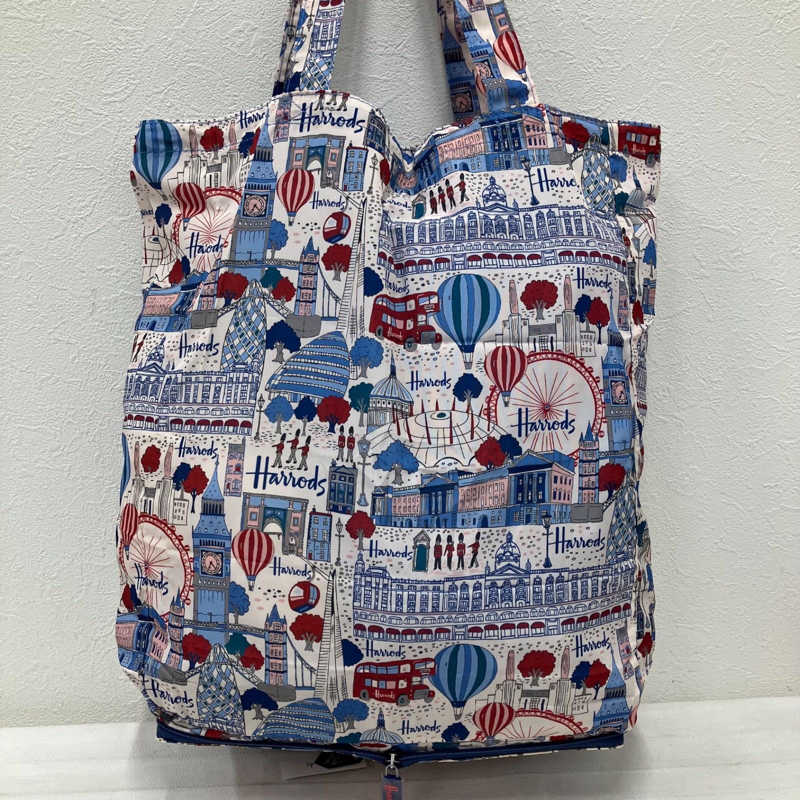 6509 良品 Harrods ハロッズ ロンドン限定 日本未発売 エコバッグ 