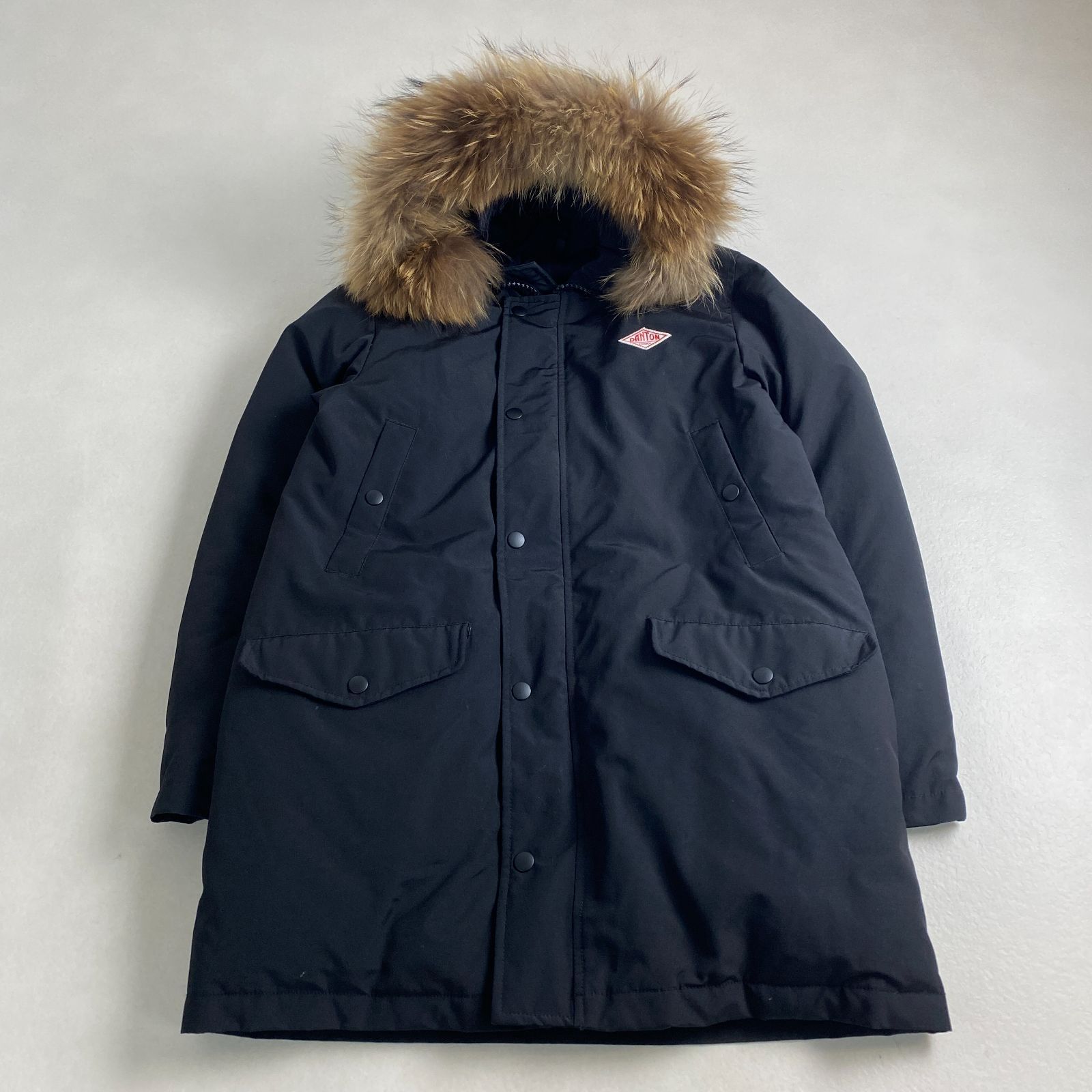 ダントン ダウンジャケット 15A-FA-002/38 DANTON タッサー フード