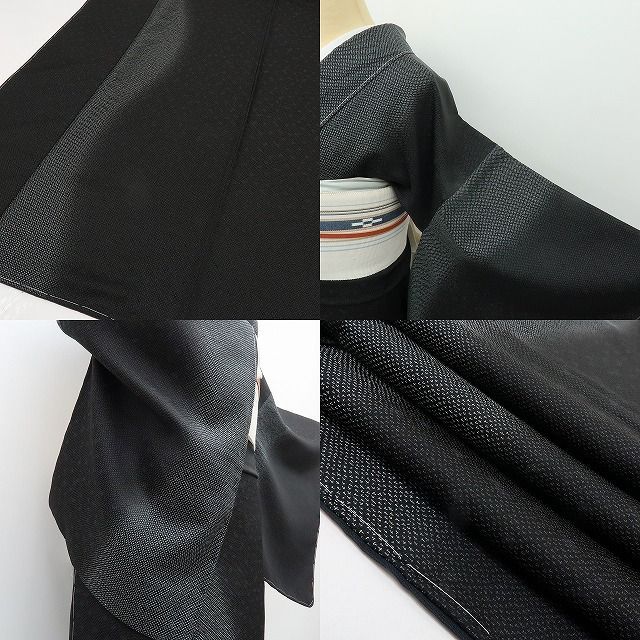 Y3826◇美品 正絹 手縫い仕立て お召 着物 美品 正絹 格子柄 手縫い仕立て お召 着物 B-47 - メルカリ