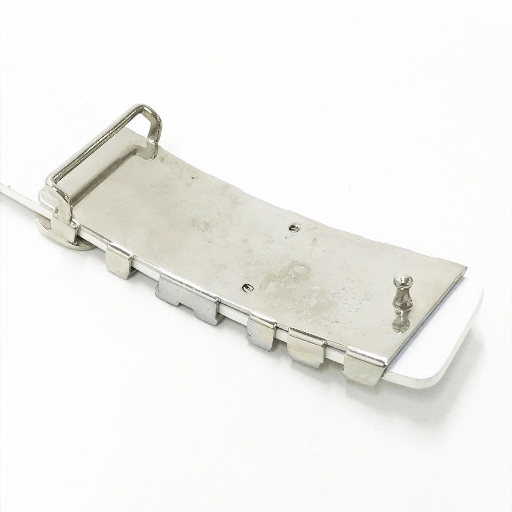 WAAC ワック バックルベルト ロゴ総柄 ホワイト系 [240101563925