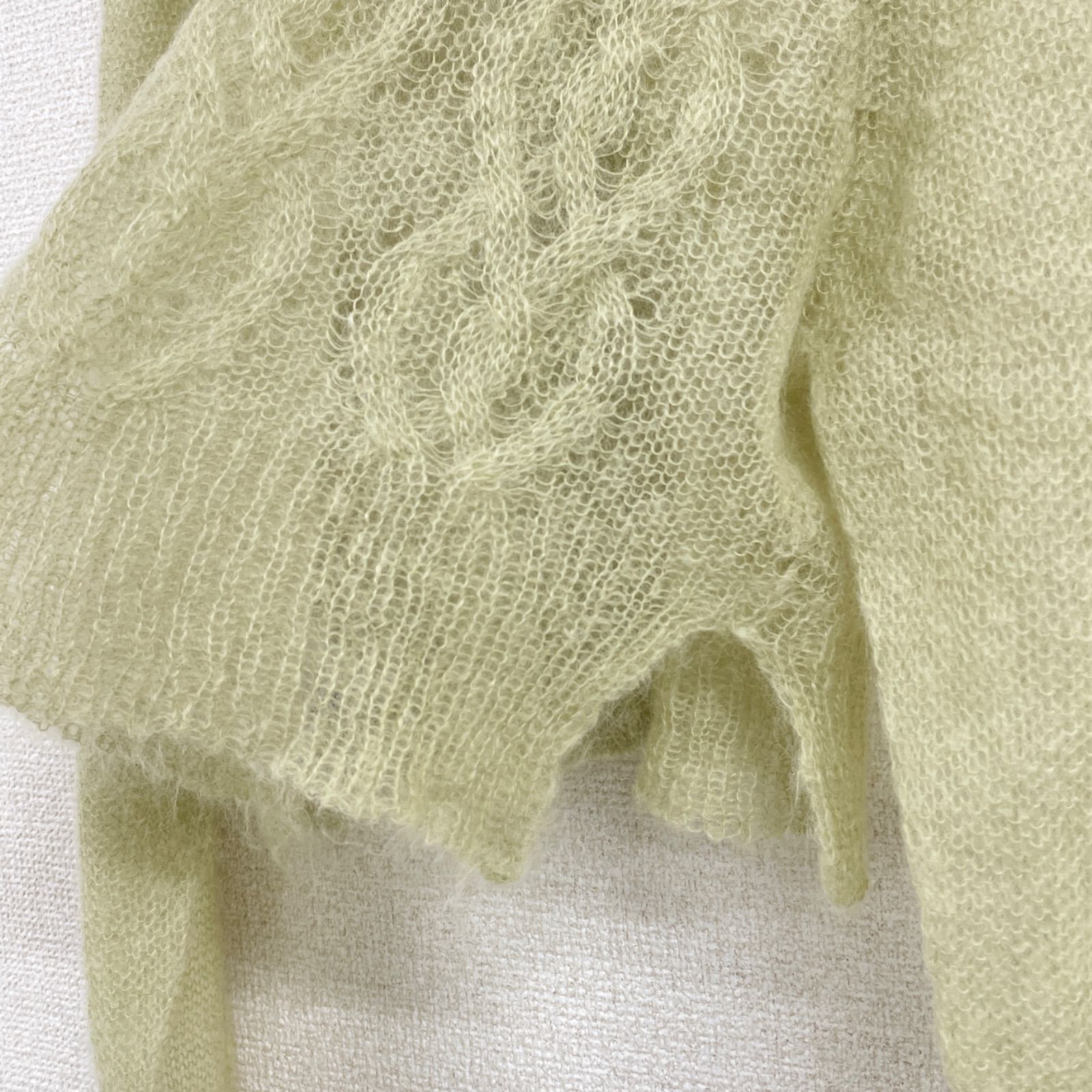 Simone Rocha シモーネロシャ ケーブル クロップド カーディガン