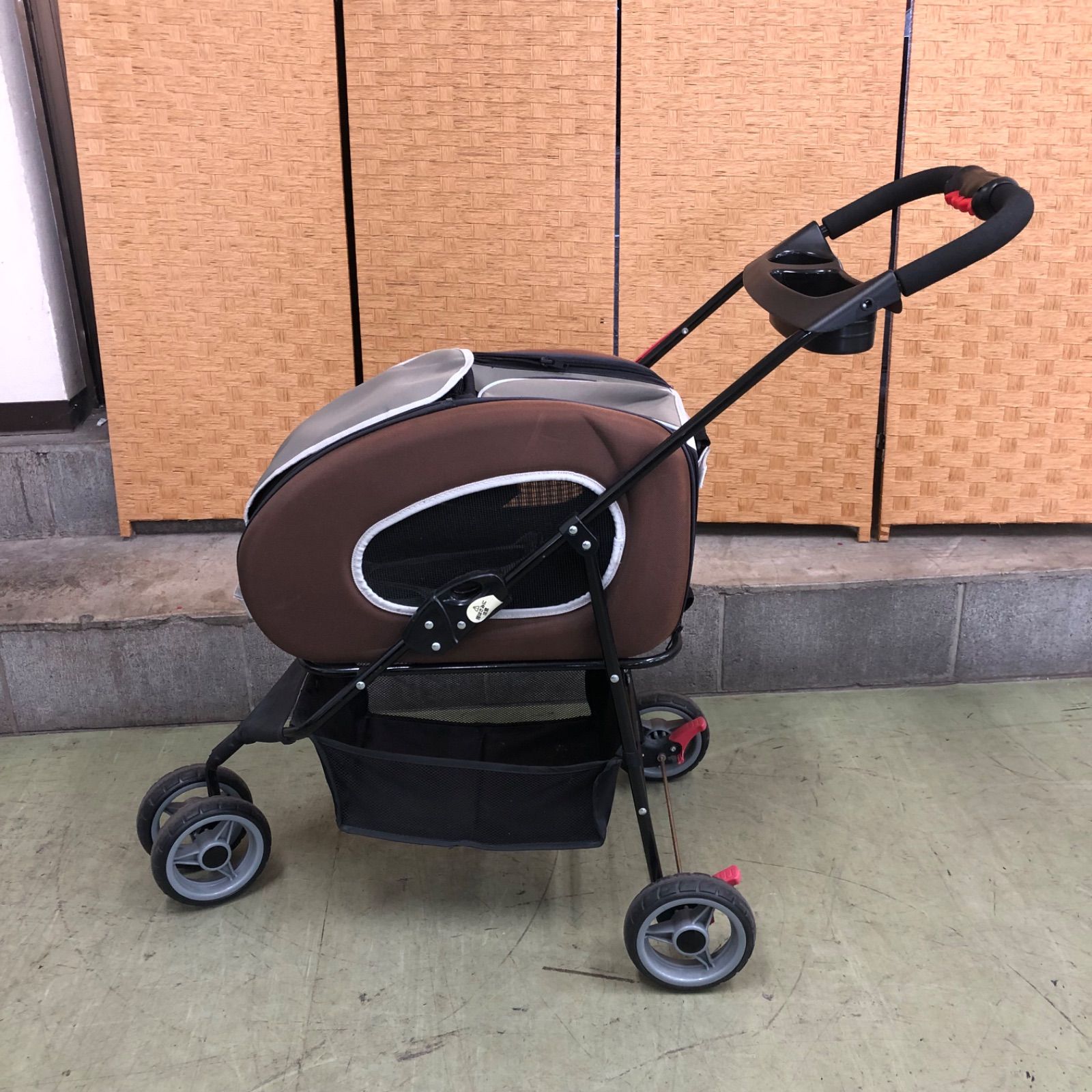 お値下げ交渉可能◎断捨離中様へ♥9/13 値下げ交渉可能】 ペット用キャリーカート 三輪バギータイプ ドリンク