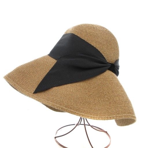 アシーナ ニューヨーク Athena New York リボンストローハット 帽子