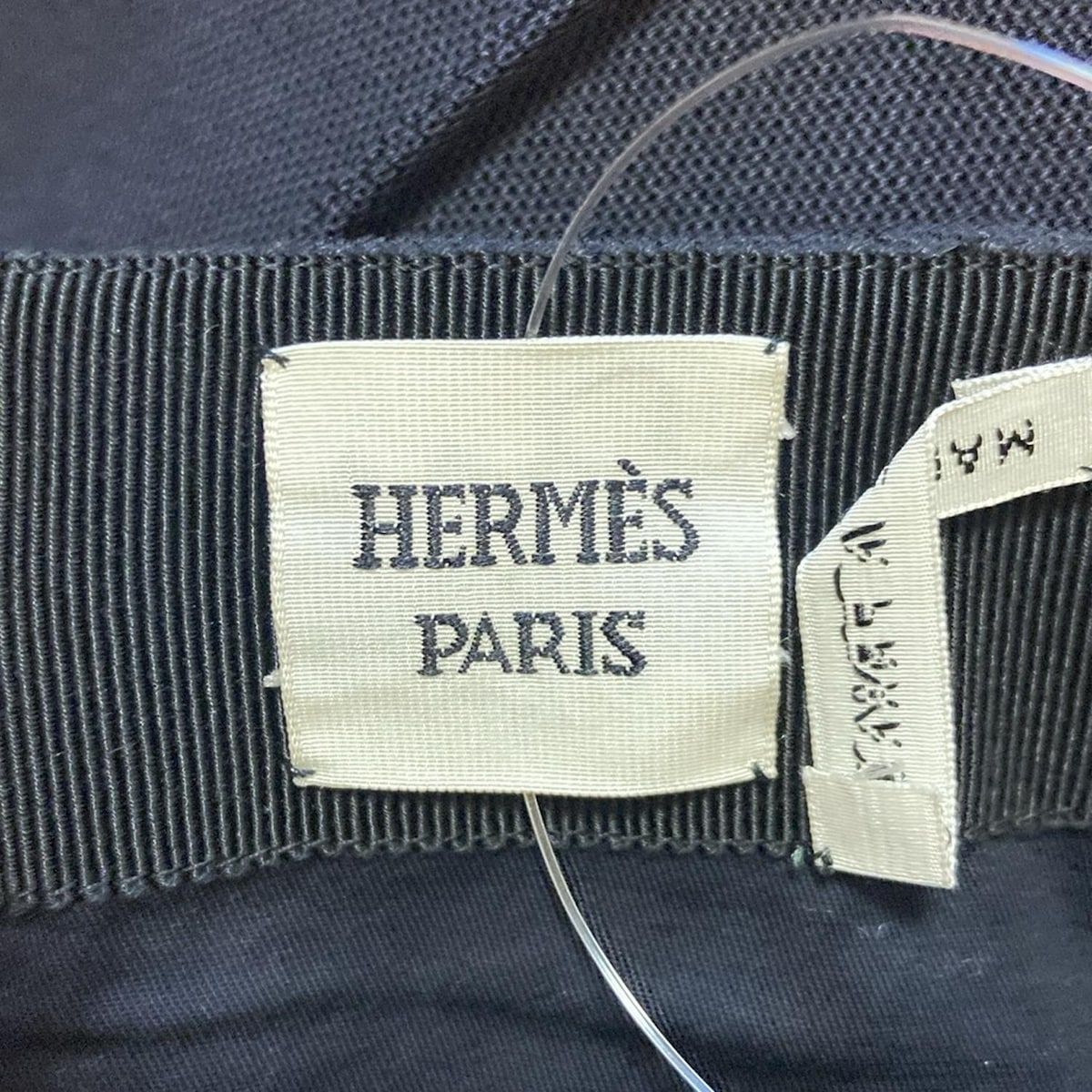 HERMES(エルメス) スカート サイズ38 M レディース - ダークネイビー