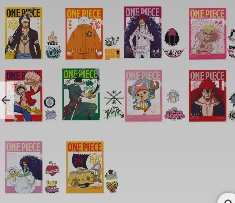 一番くじ ONE PIECE クリアファイル セット - メルカリ