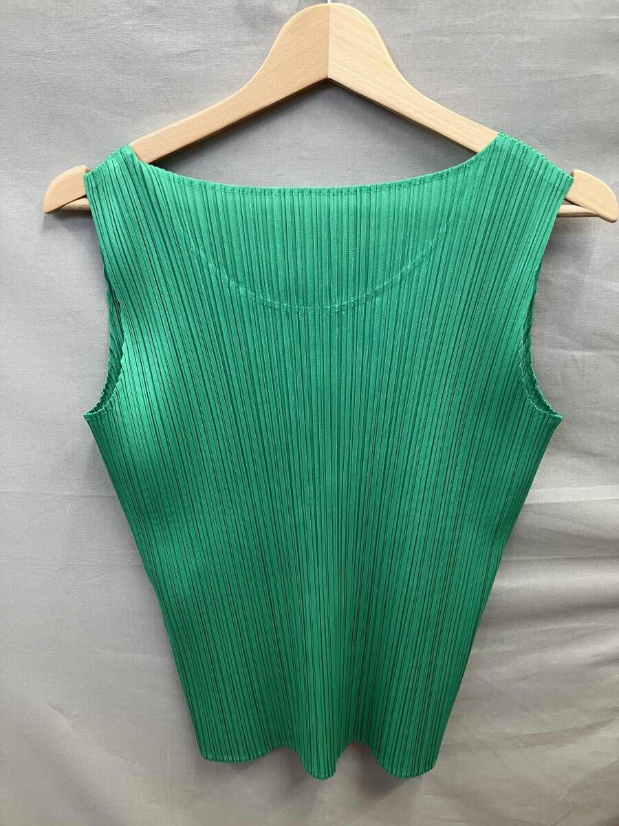 PLEATS PLEASE/プリーツプリーズ/PP91-JK761/グリーン/ノースリーブ