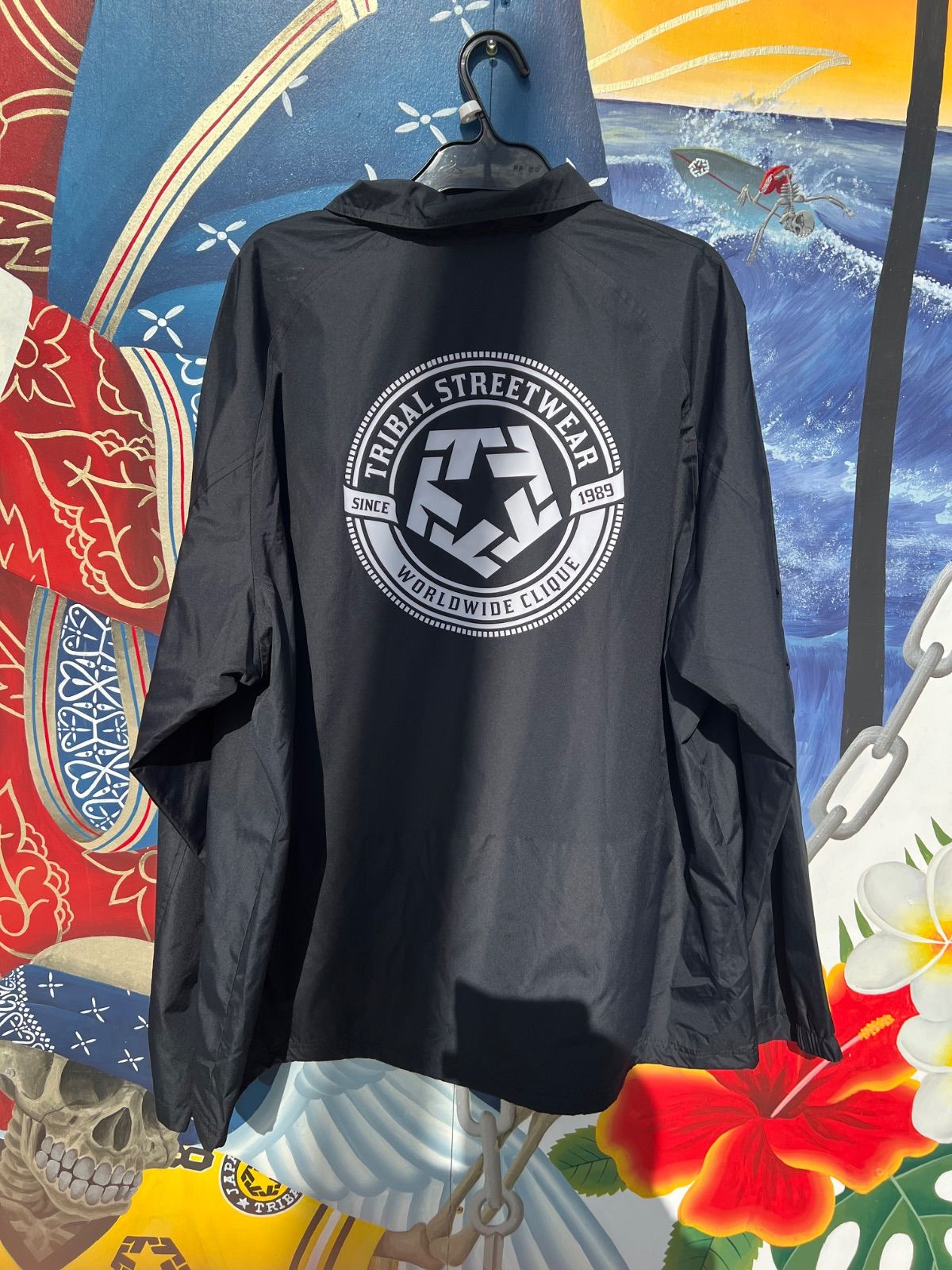 TRIBAL STREET WEAR 2XLサイズコーチジャケット USA TRIBAL コーチ 