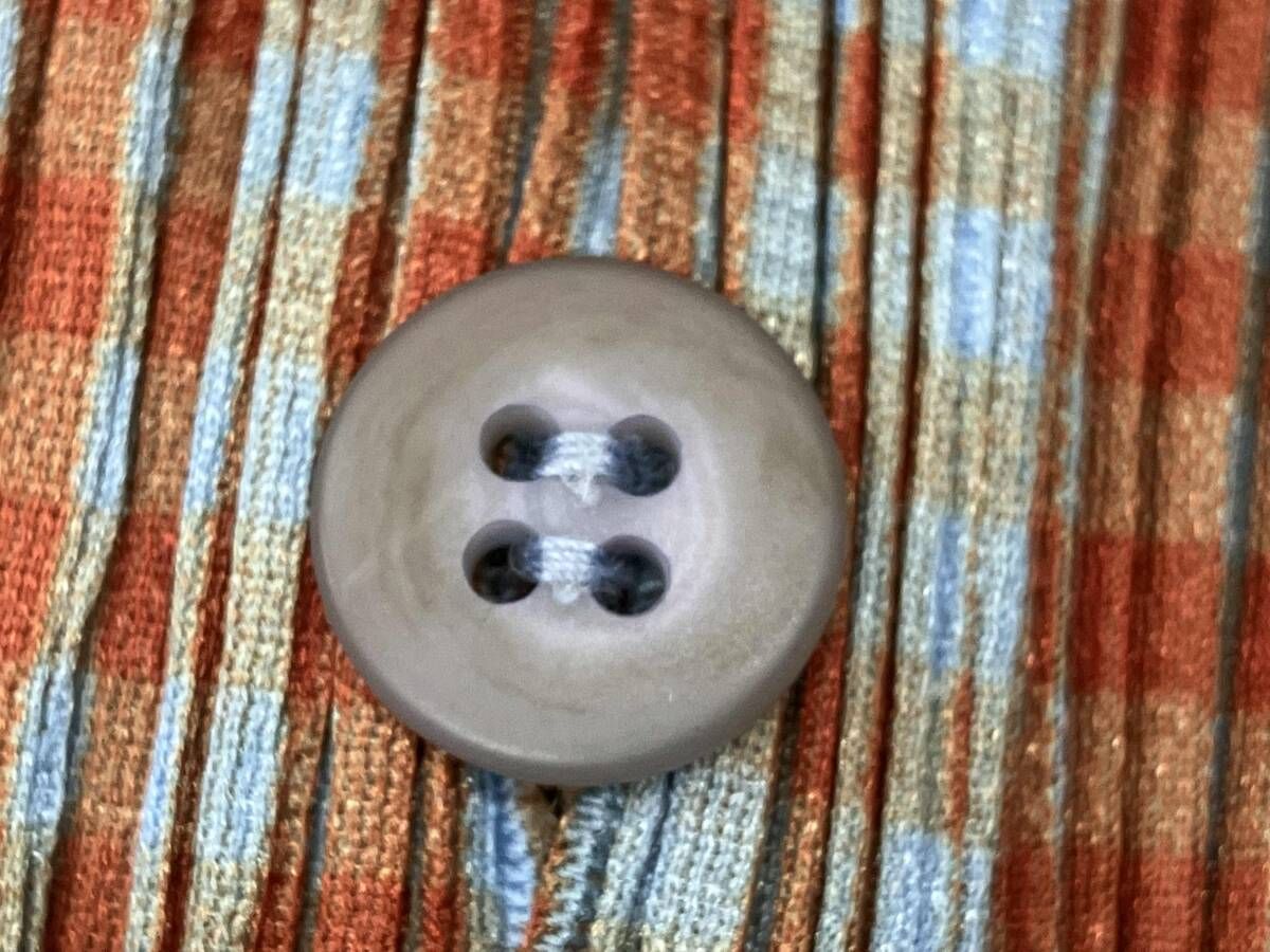  PLEATS PLEASE PP 72-JK 424 チェック 長袖シャツ ブラウス 表記サイズ3 ブラウン系 五分袖 七分袖 シャツ ブラウス